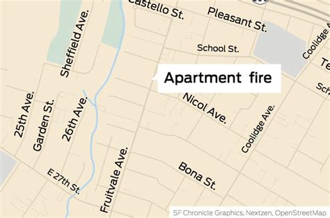 Officials: Fire displaces eight residents of Oakland apartment building